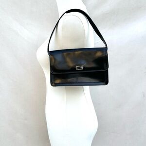Guess Black Leather Tote Bag
